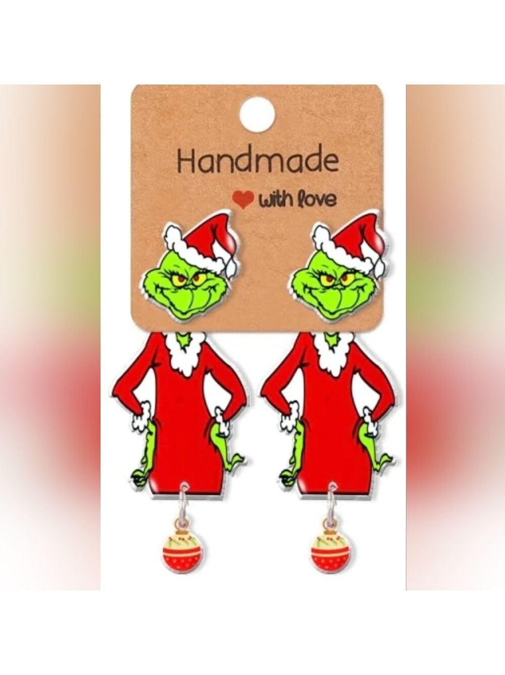 Grinch Earrings ADORABLE